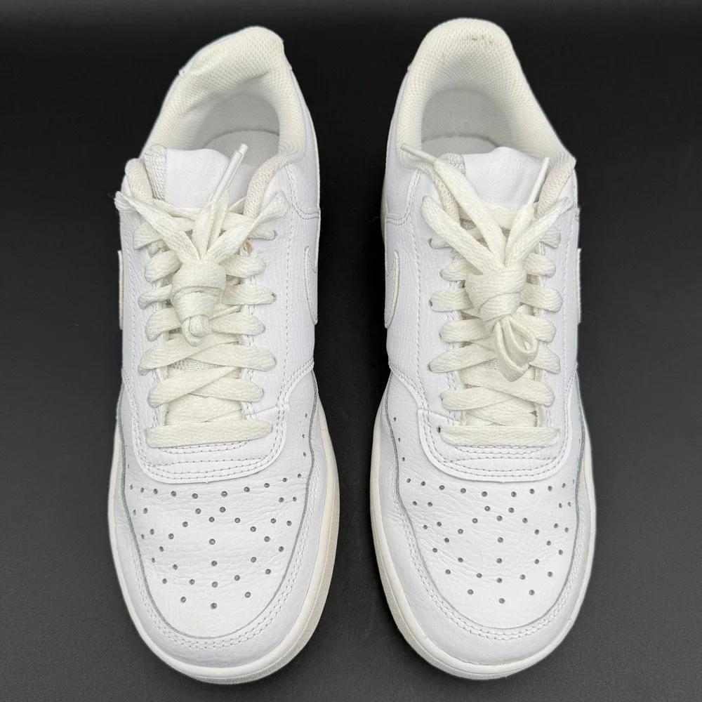 Nike Court Vision Low Womens‎ White Sneakers CD5434-100 Size 9